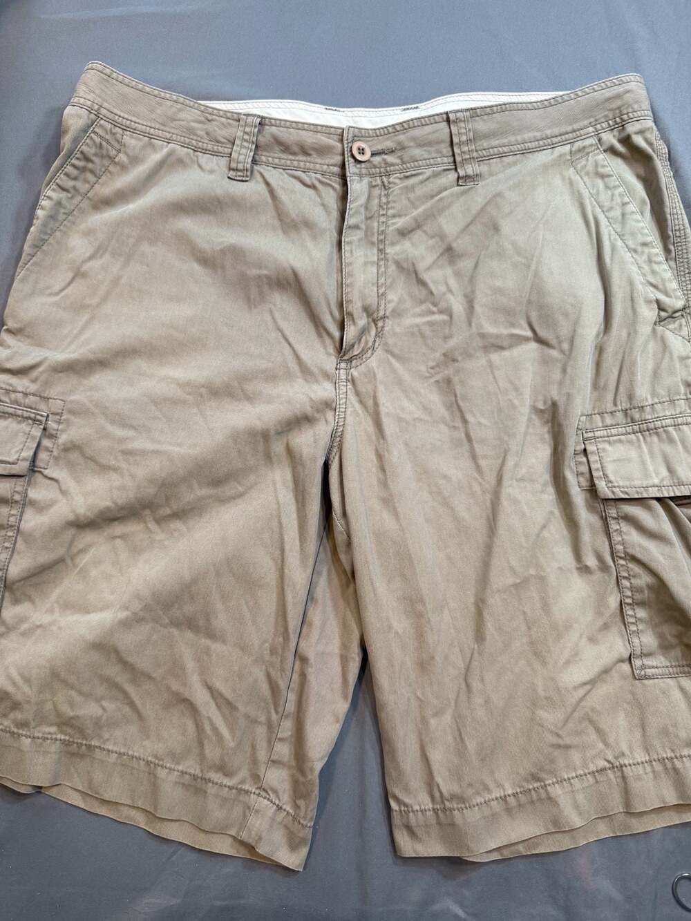 Horny Toad Cargo Shorts Men’s Khaki Outdoor Hiking Utility Casual 38